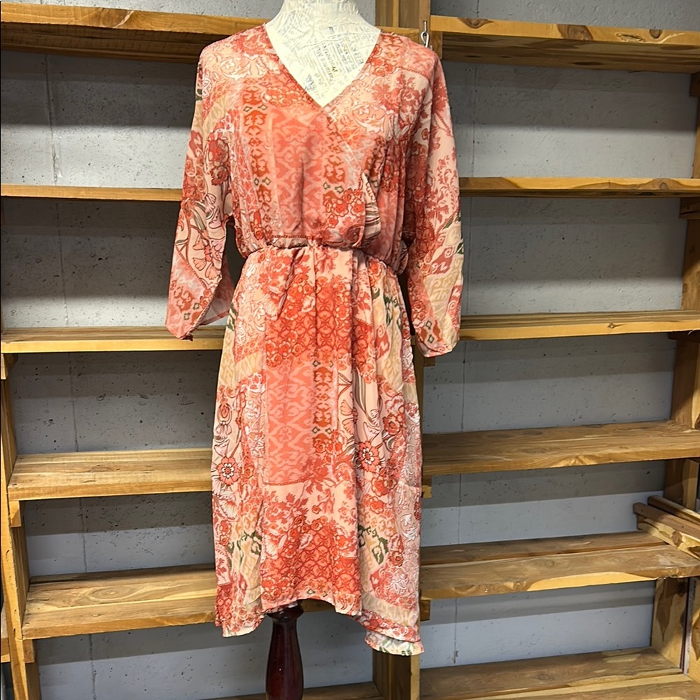 Floral wrap Dress Parker & Rowe NWT Size XS